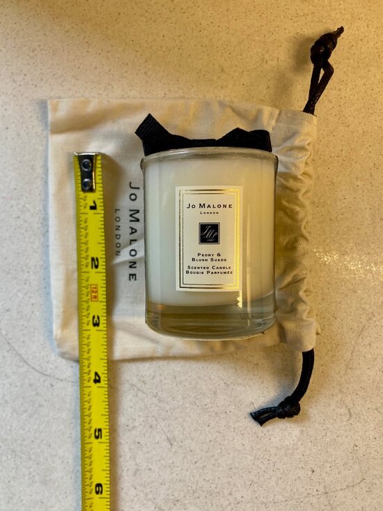 Jo Malone Peony & Blush Suede Scented Candle 65g/Height 1.88 NWT - Picture 8 of 12